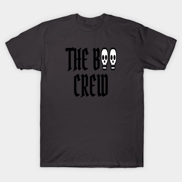 The Boo Crew - Funny Halloween T-Shirt by skauff